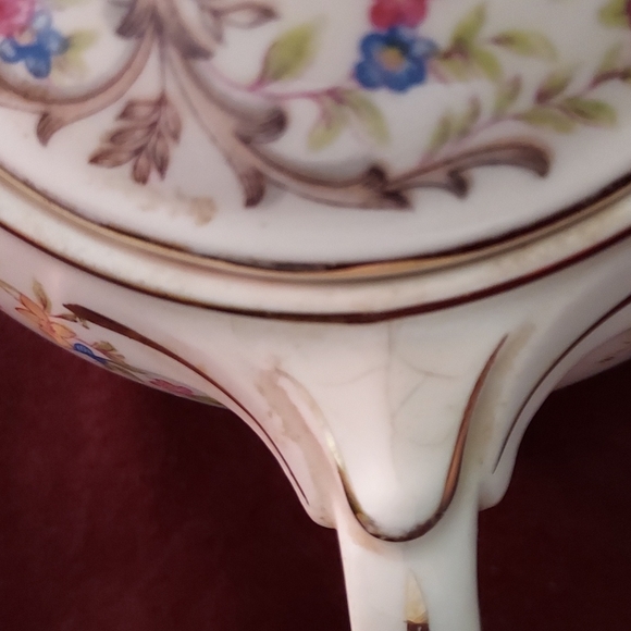 TaylorSmithTaylor Sugar Bowl w/ Lid # 4435 pattern Made in USA. - Picture 2 of 12